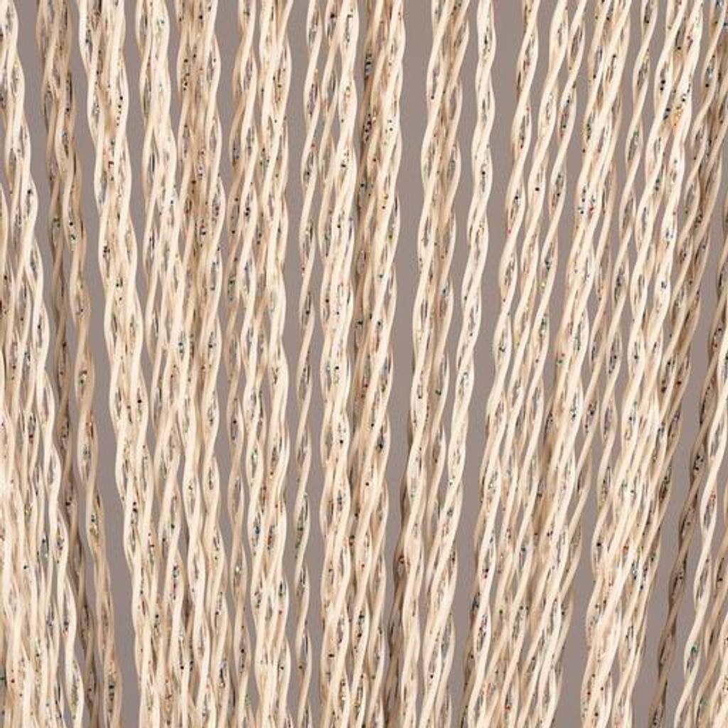 Fliegenvorhang Luna - Türvorhang mit 146 Fäden - 100 x 220cm - Weiß