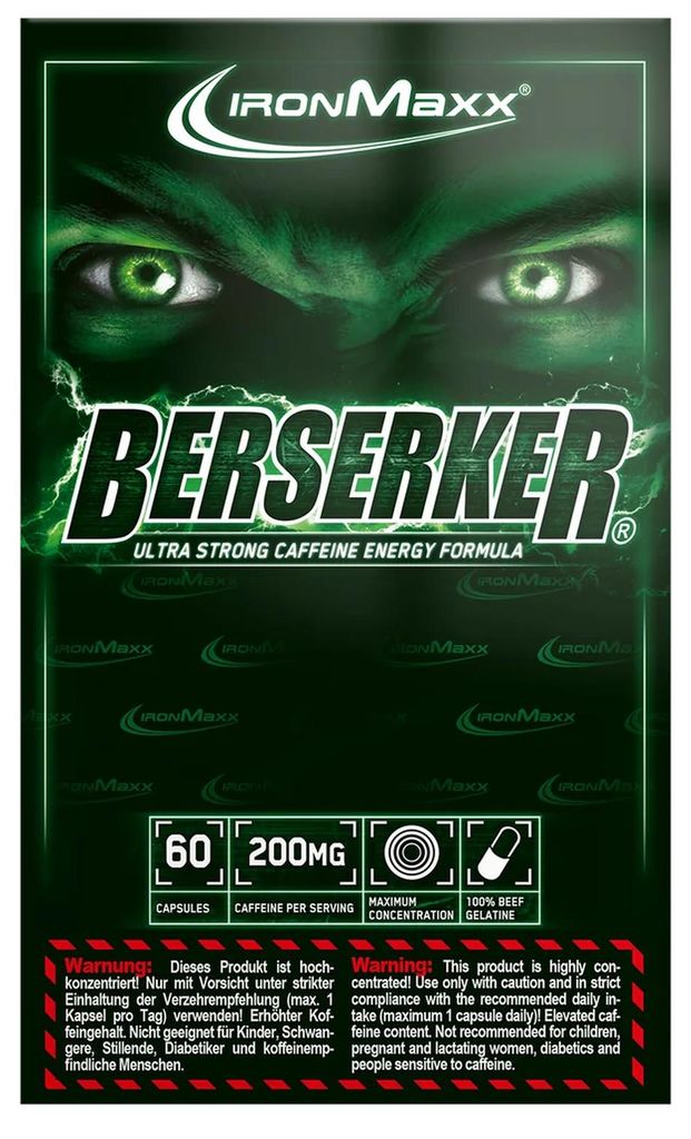 IronMaxx Berserker - 60 Kapseln Produktbild 