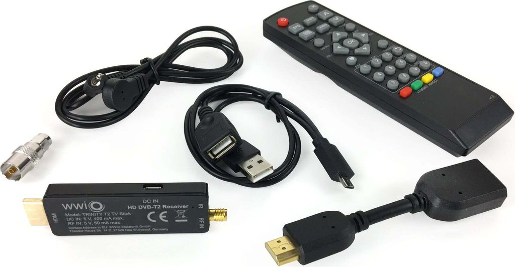 WWIO TRINITY T2 TV Stick: 2-in-1 RCU für bequeme Produktbild 