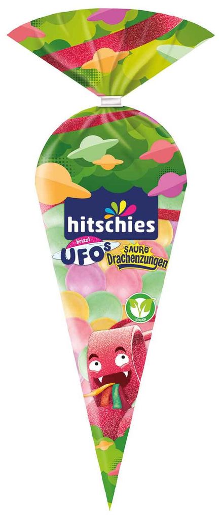 hitschies Brizzl Ufos Sour Dragon Tongue Flavour Pack 75g Zdjęcie produktu 