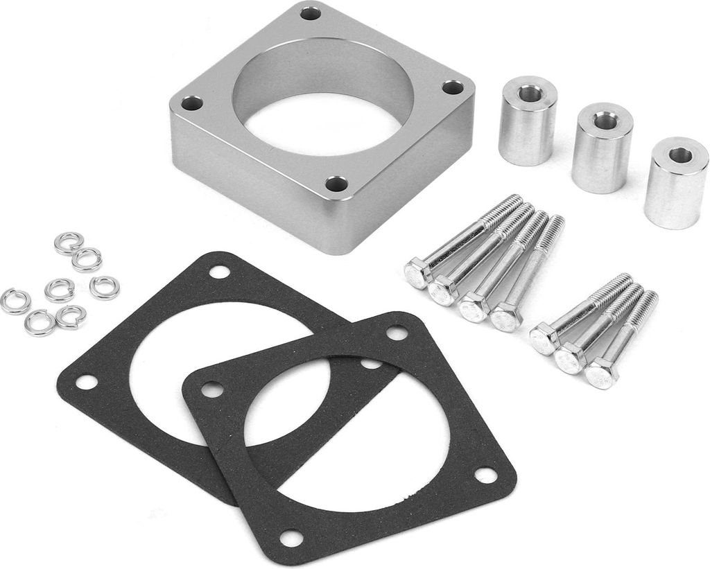 Drosselklappen-Distanzstück-Kit aus CNC-Aluminiumlegierung, passend für Wrangler/Cherokee/Grand Cherokee