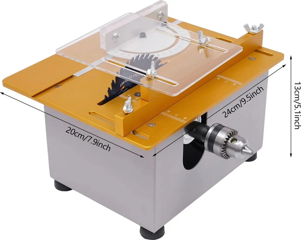 Mini-scie circulaire multifonctionnelle 300W 9000 tr/min modèle horizontal