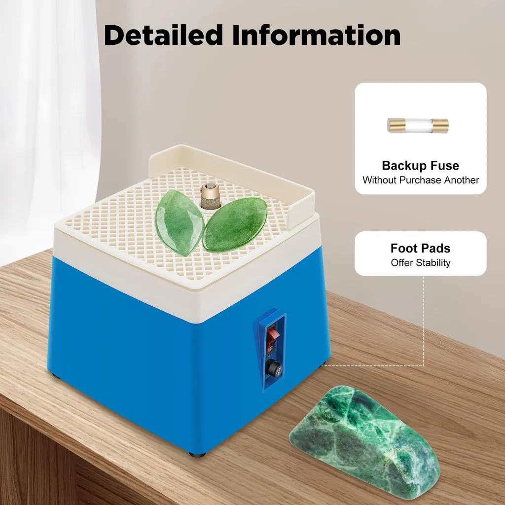 Ponceuse de précision compacte bleue UE idéale pour finitions soignées - 4
