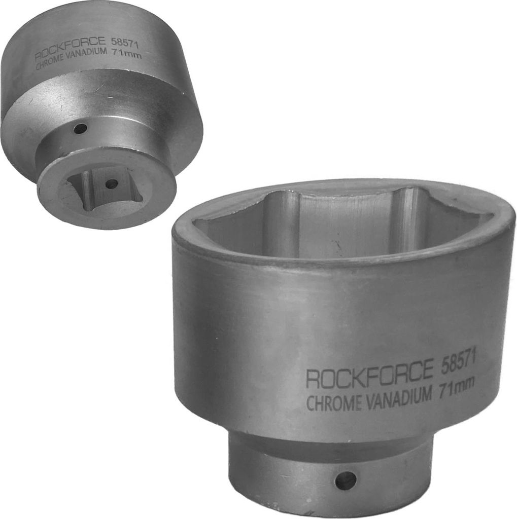 Steckschlüsseleinsatz 1" 71mm 6-kant Cr-V