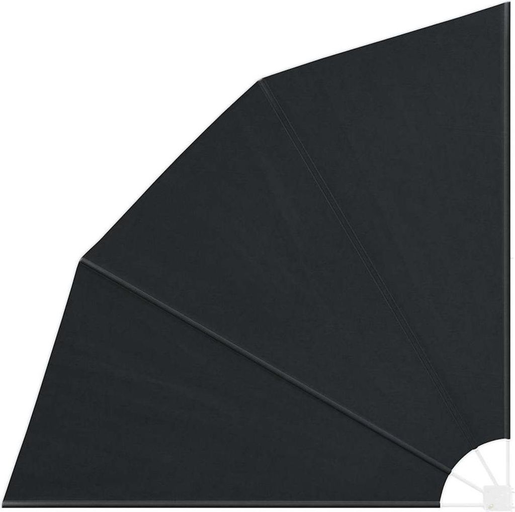 Balkon Sichtschutz Anthrazit 210 x 210 cm Polyester