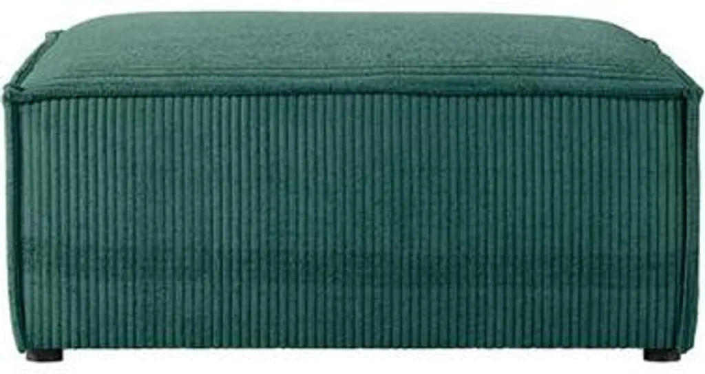 Grand pouf de salon Charles P3 - Pouf géant confortable Poso 14 gris