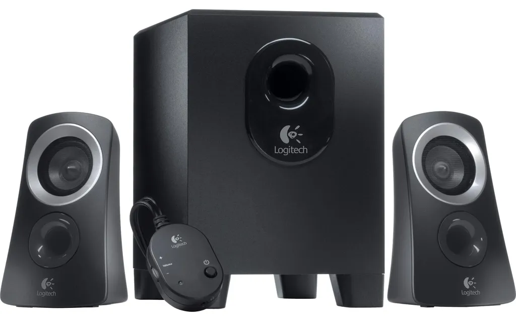 Enceintes PC 2.1 Logitech Z313 Son Multimédia avec Commande Filaire Noir - 4