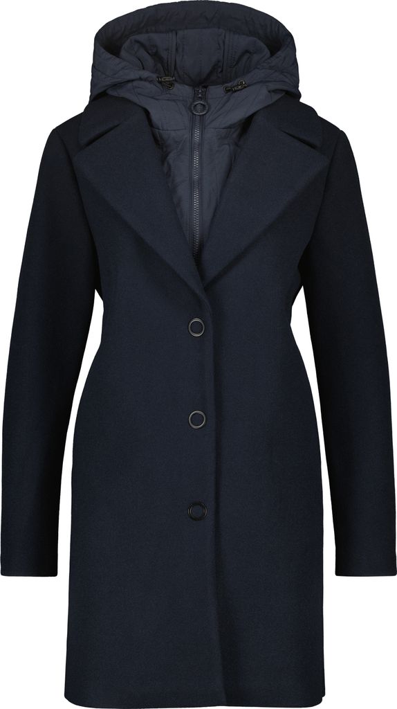 alife and kickin AjaAK A Jacket long Hybrid Damen Winterjacke, gefütterte Jacke