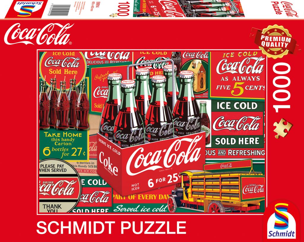 Coca Cola - Klassiker - 1000 Teile Puzzle Produktbild 