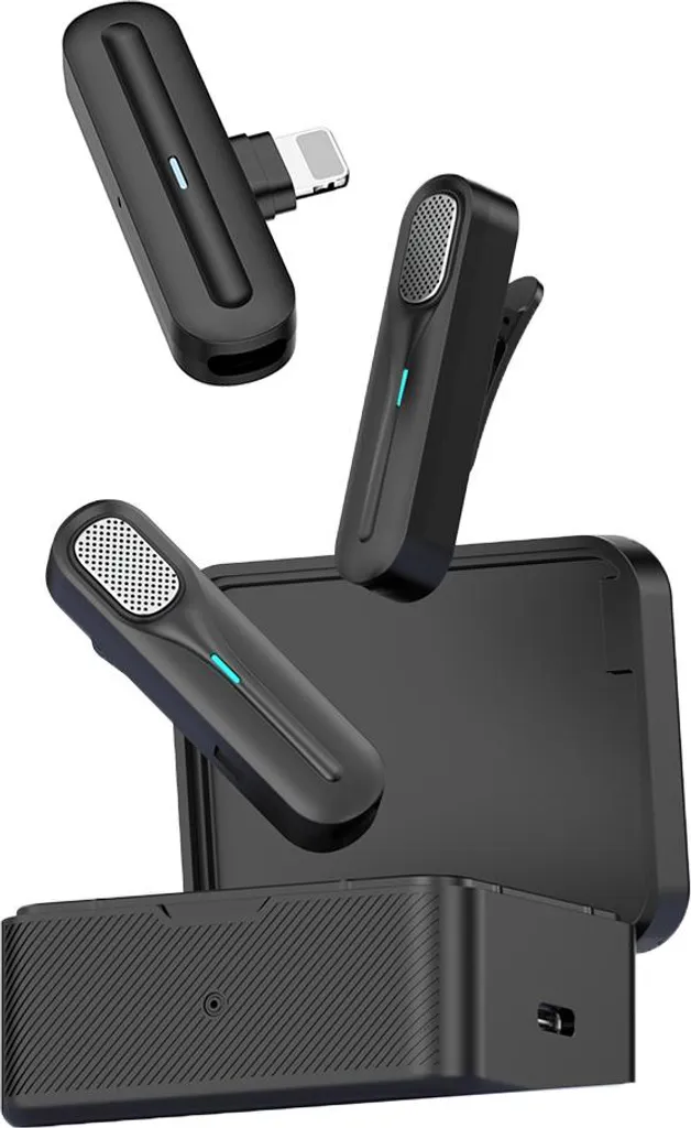 Kit micro sans fil pour interview et live streaming sur iPhone et iPad - 5