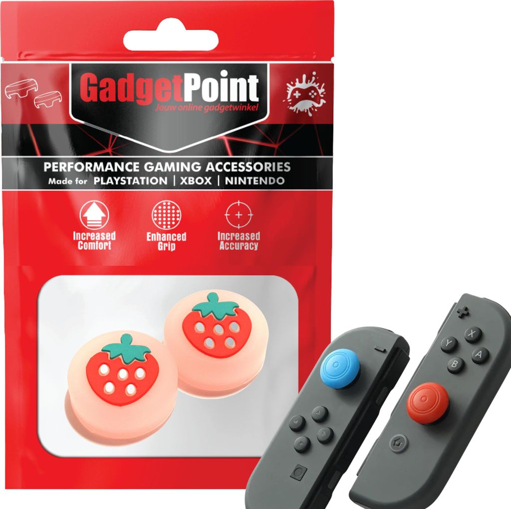 Thumbgrips - Thumb Grips voor Nintendo Switch Joy-Con Controllers - Gaming Thumbgrips - Performance Anti-Slip Thumbsticks - Bescherming Accessoires...