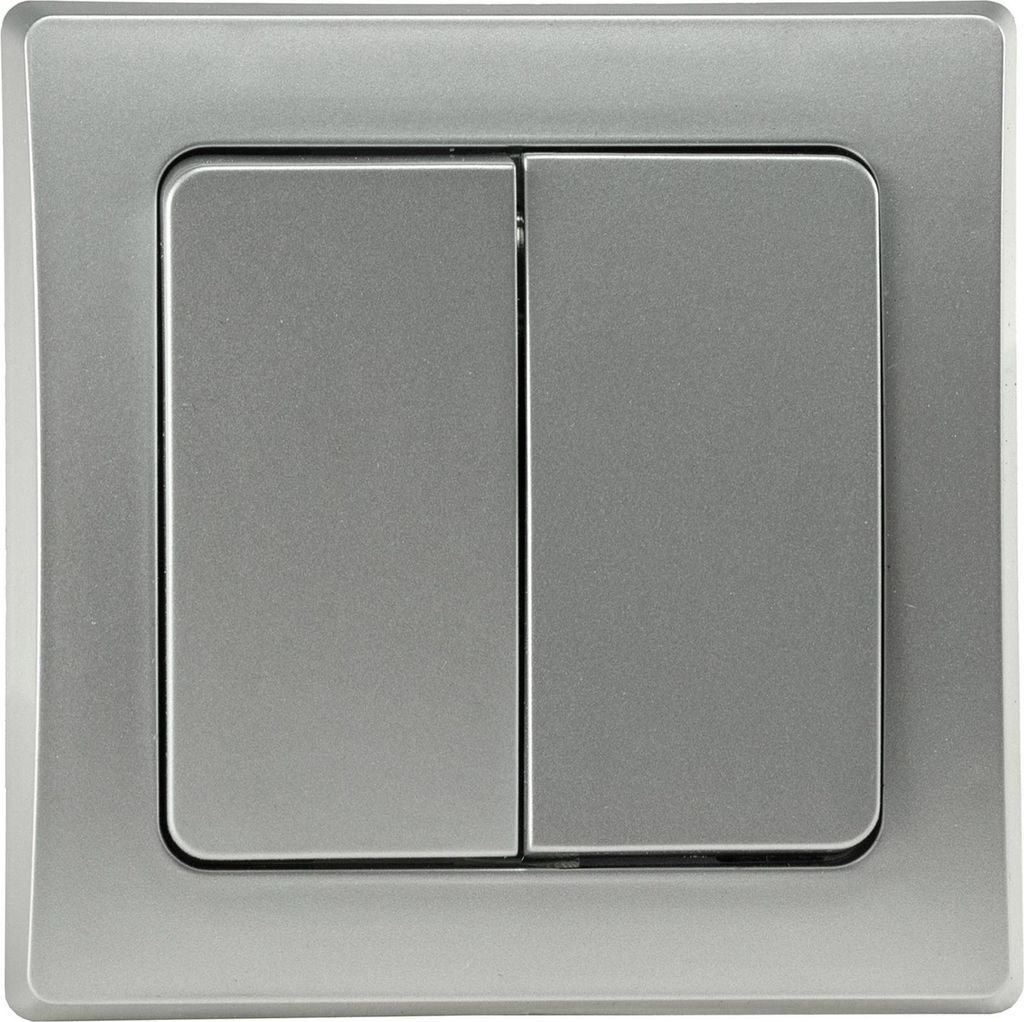 ChiliTec 21108 DELPHI Serien-Schalter 2-fach 250V/ 10A, Produktbild 