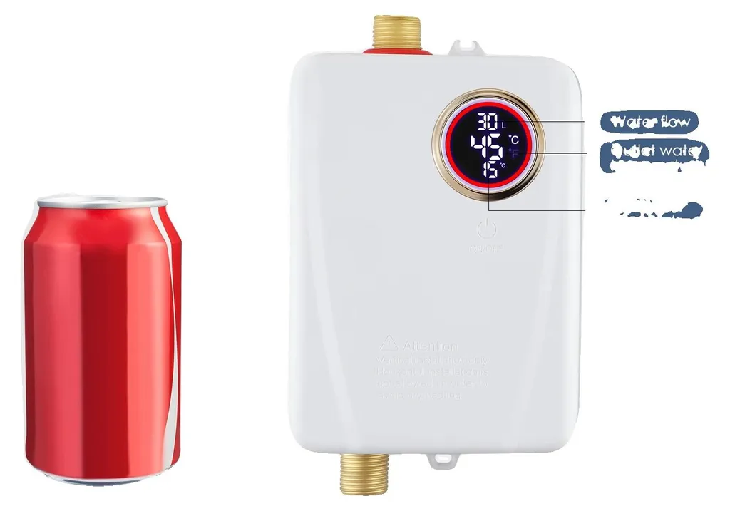 Chauffe-eau instantané performant électronique blanc LCD