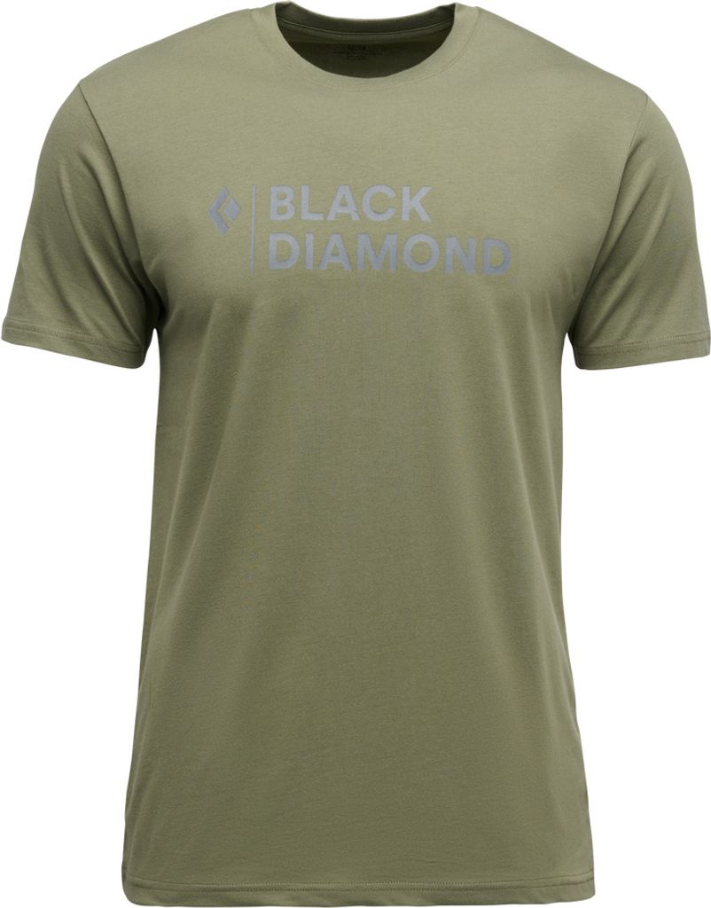M Mini Stacked Ss Tee, 3010 Tundra, M, Black Diamond