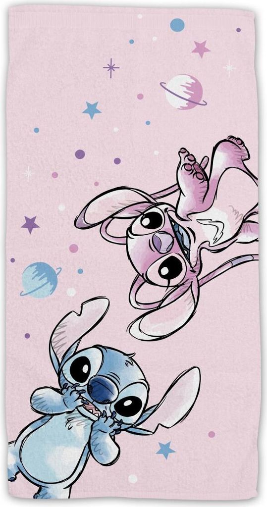 Disney Lilo & Stitch Handtuch Strandtuch Stitch & Angel Produktbild 