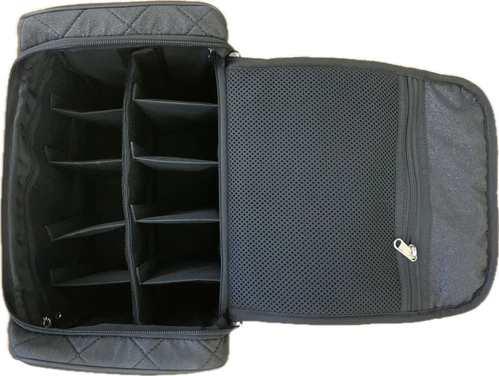 Euroriding Putztasche Exklusiv, Farbe:glitter schwarz Produktbild 