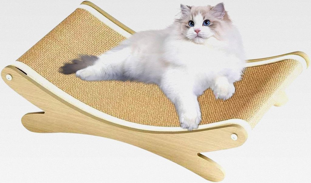 Kratzbrett für Katzen | Integriertes Bett und Kratzbrett für Katzen, schützt Möbel aus Sisal für Kätzchen und Katzen drinnen und draußen