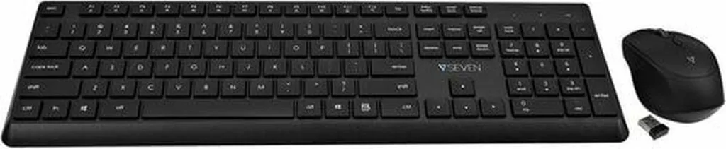Clavier et Souris Sans Fil V7 Pro US - Ensemble Bureautique Performant
