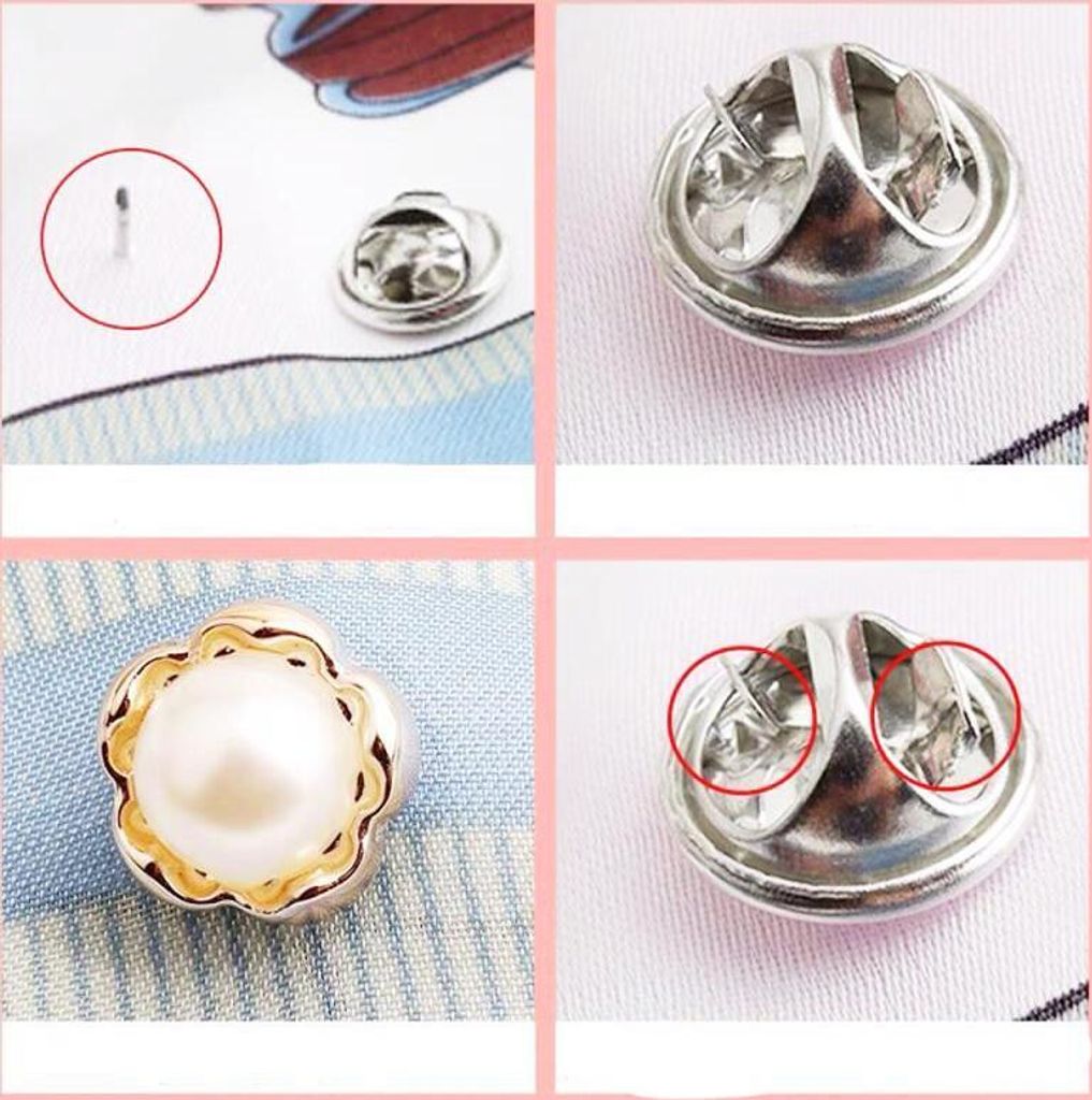 10 Stück Broschen-Nadeln Mit Strass – Silberne Sicherheitsnadeln Zum Dekorieren & Fixieren