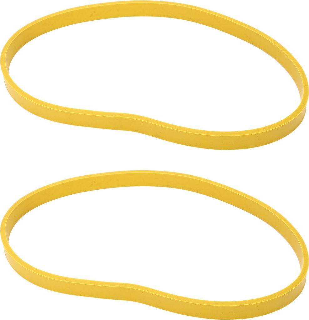 2 STÜCKE Bandsäge Reifen Holzbearbeitung Rutschfeste Gummireifen Ersatz für 8-Zoll-Bandsäge Radreifen Gelb