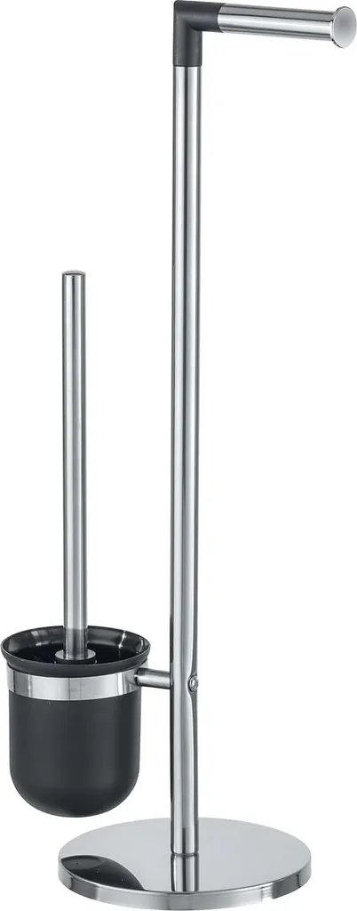 Serviteur de toilette complet avec porte-rouleau et brosse WC design