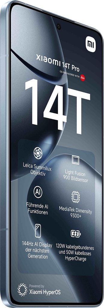 Xiaomi 14T Pro 512GB Titan Blue Produktbild 3