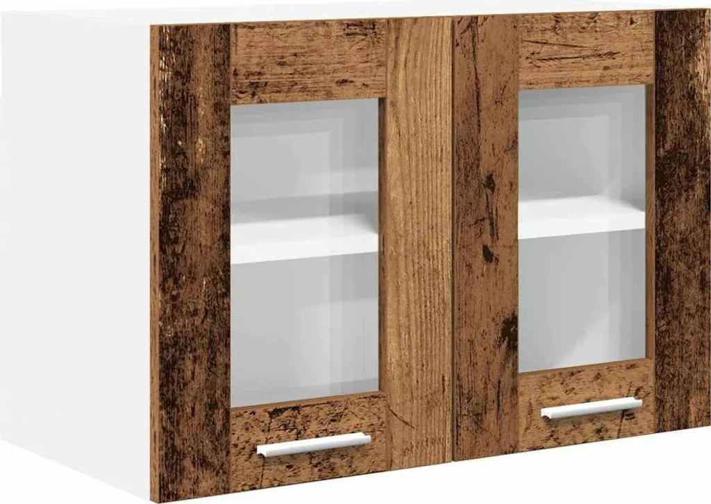 Pensile 60x31x40 cm in Legno Antico Recuperato - Stile Retrò Unico