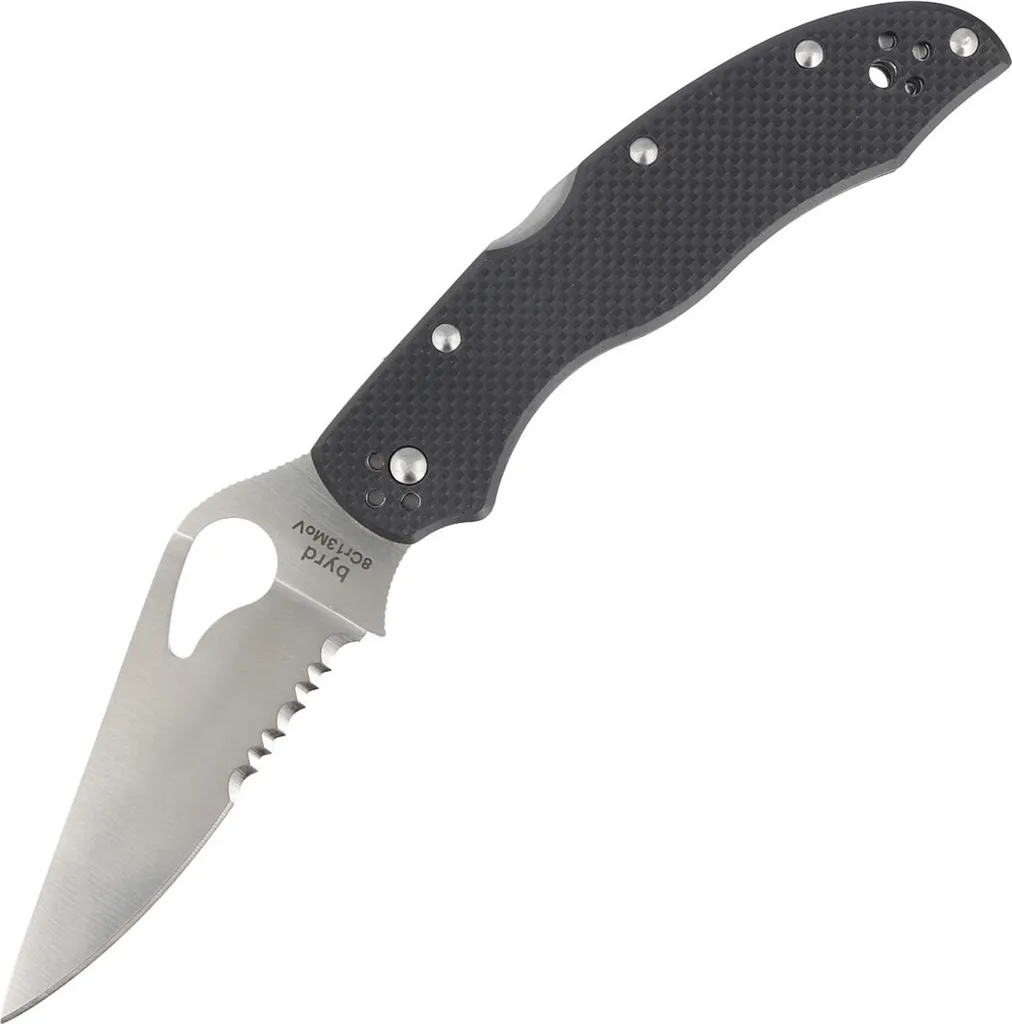 Couteau EDC Byrd Harrier 2 Spyderco pour le camping et le bricolage