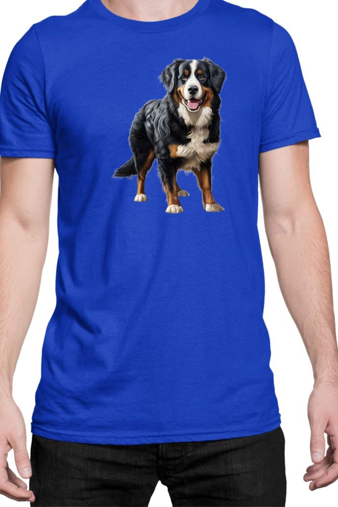 Herren T-Shirt Dogs Breeds Weimaraner Dog Breed 007, Man 3XL / Blau