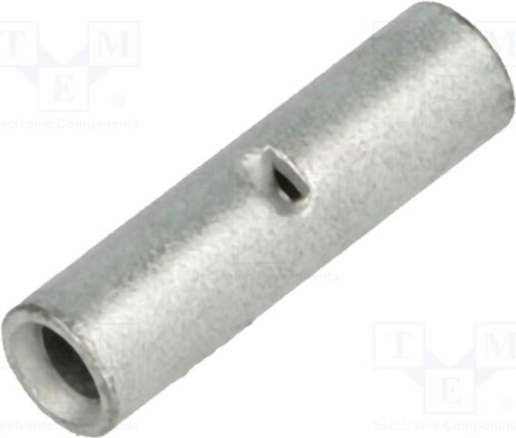 10x Kabelschuh: Stoßverbinder Kupfer unisoliert 1,5÷2,5mm2 BM 01260 Bootlace ferru