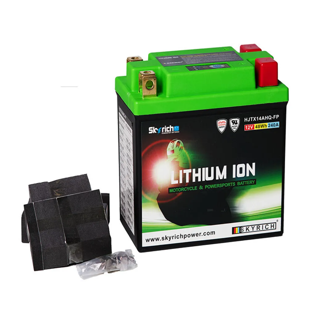 Batterie moto Lithium Skyrich HJTX14AH-FP pour un démarrage instantané