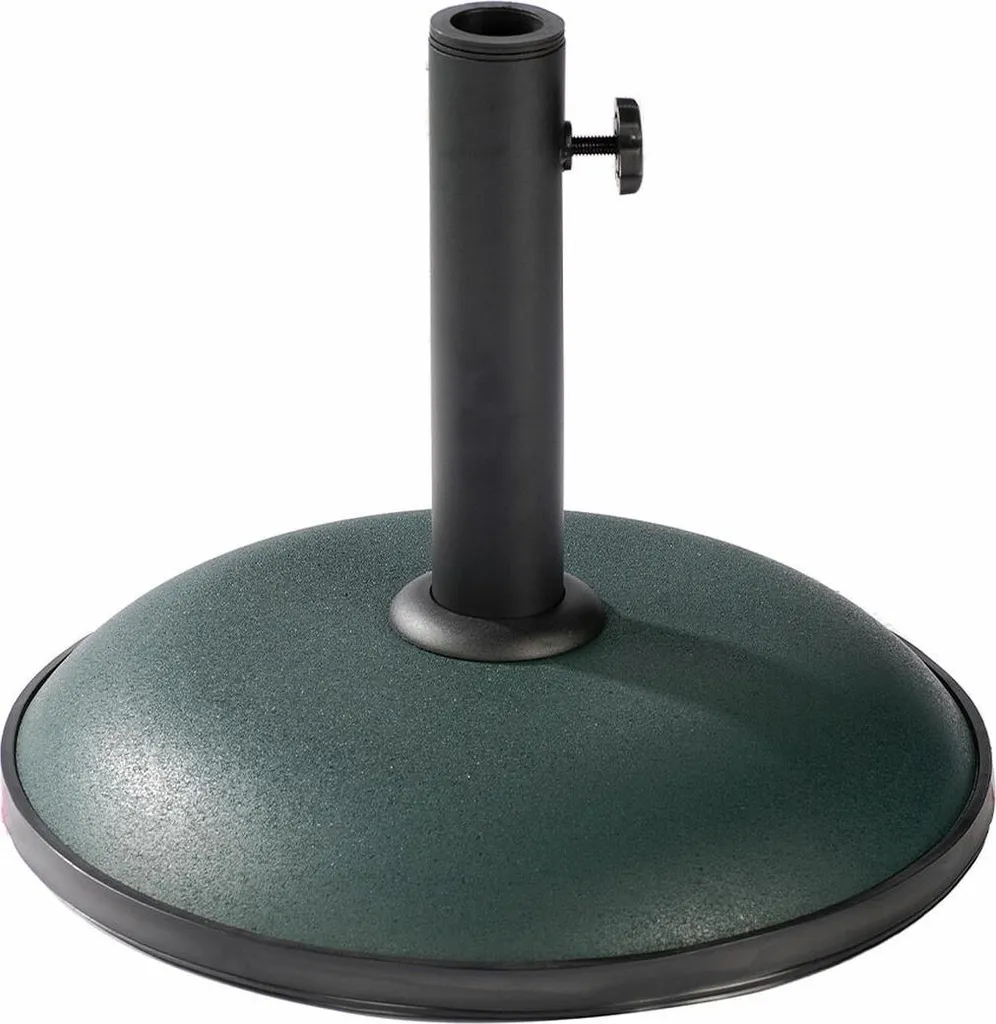 Pied de Parasol de Jardin Vert Marbueno 11kg - Socle Rond Compact