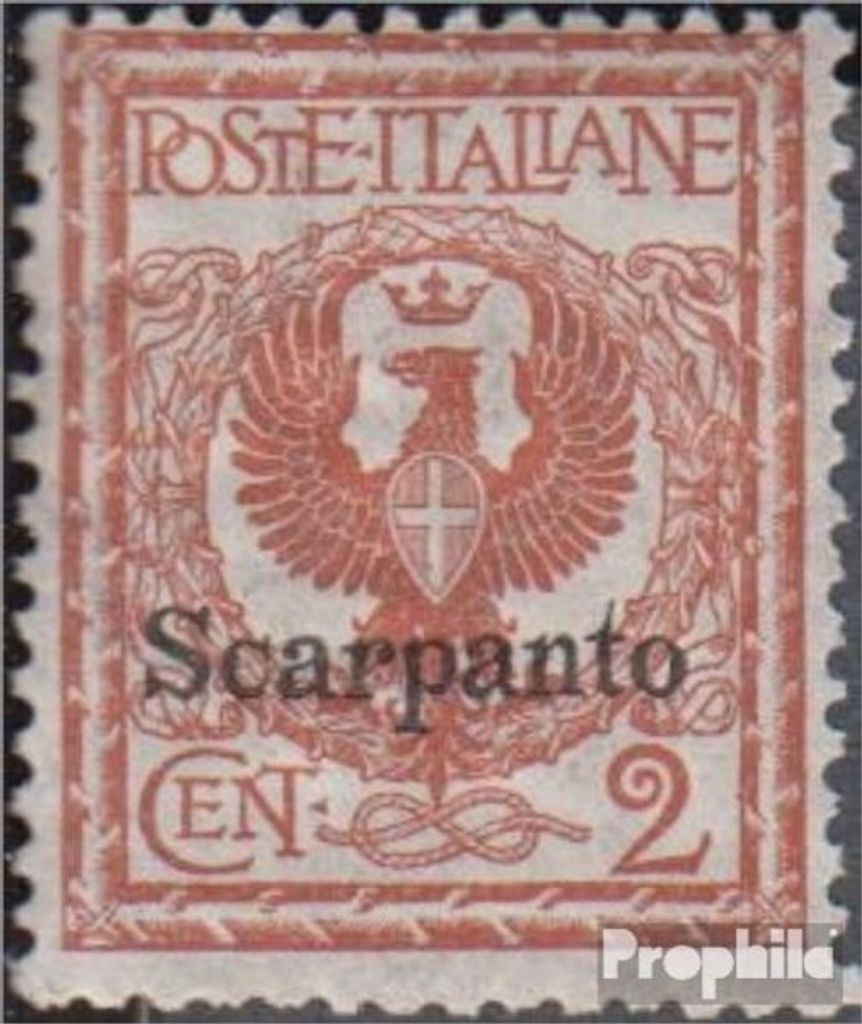 Briefmarken Ägäische Inseln 1912 Mi 3XI postfrisch Produktbild 