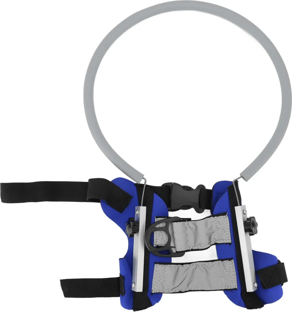 Pet Blind Halo, pratica per evitare le collisioni, pettorina leggera con effetto riflettente, per cani e gatti, blu, cerchio a M, diametro 33cm