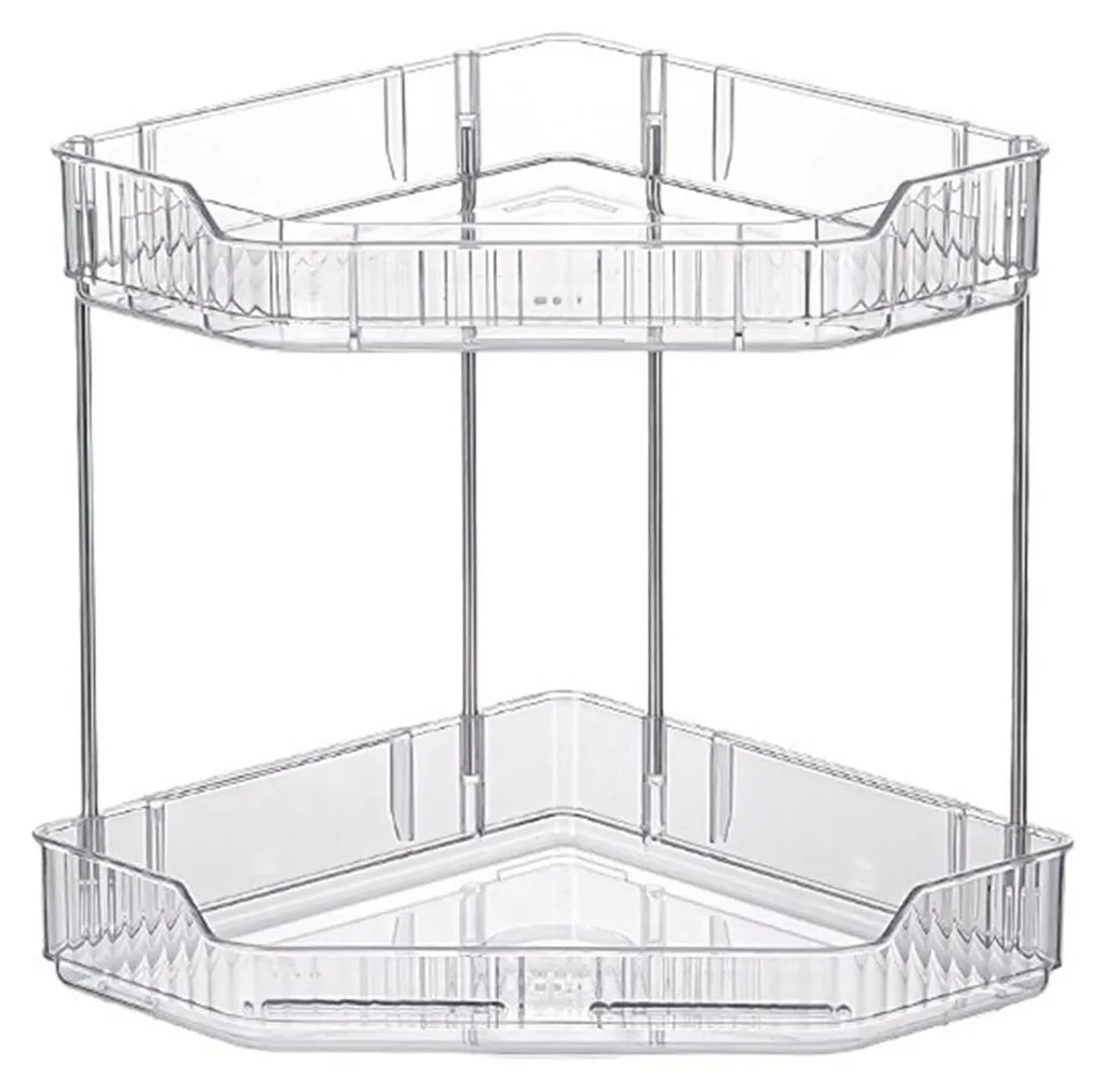 Étagère de douche d'angle pour gel douche, support de soin 2 niveaux zen