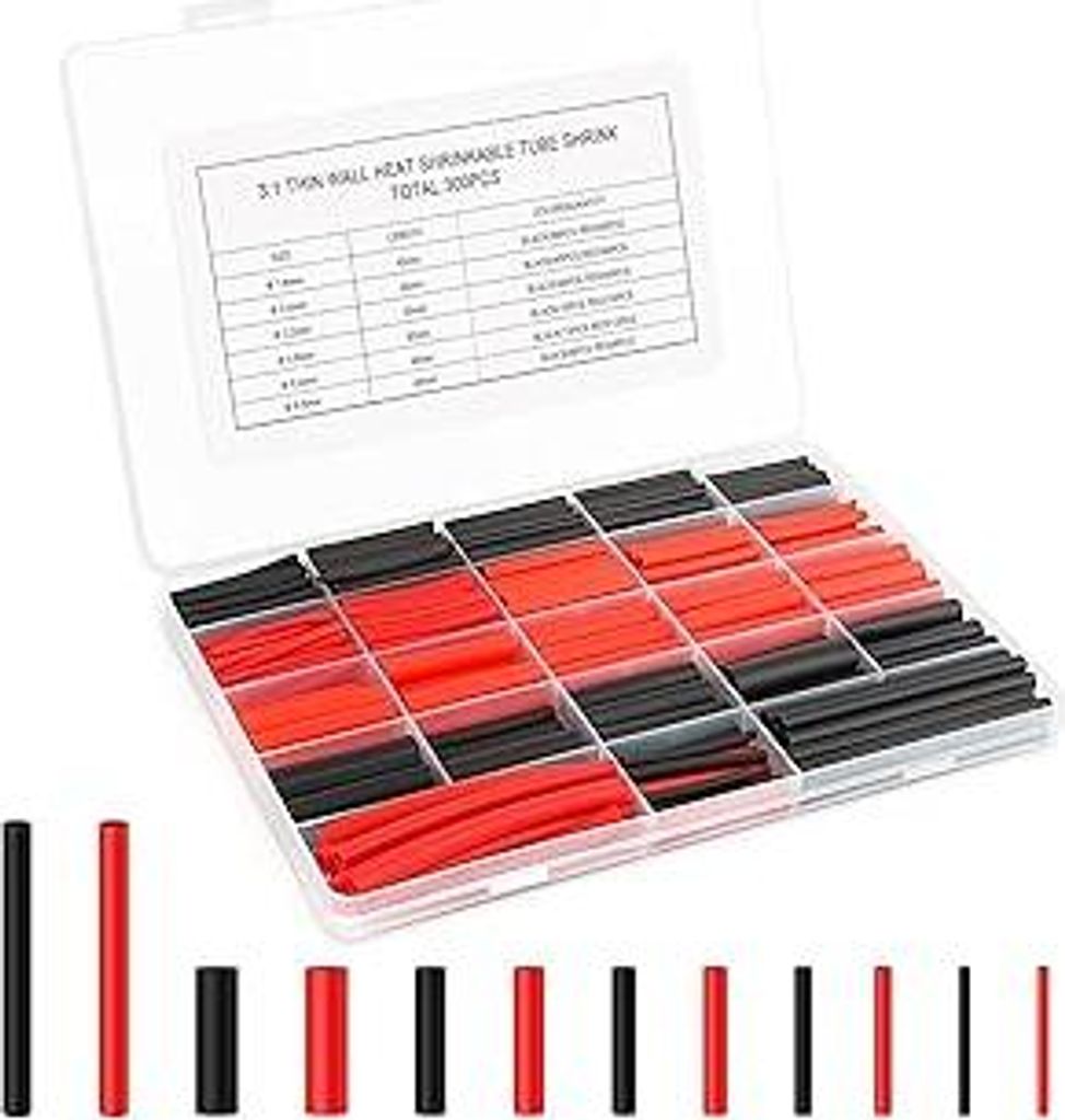 Schrumpfschlauch Set, Schrumpfschläuche 3:1 Verhältnis - Schrumpfschlauch Sortiment, Electrical Wire Kabel Wrap Sortiment Elektrische Isolierung ...
