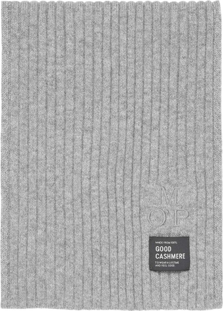 Marc O'Polo Schal Knitted Scarf Grey Melange grau