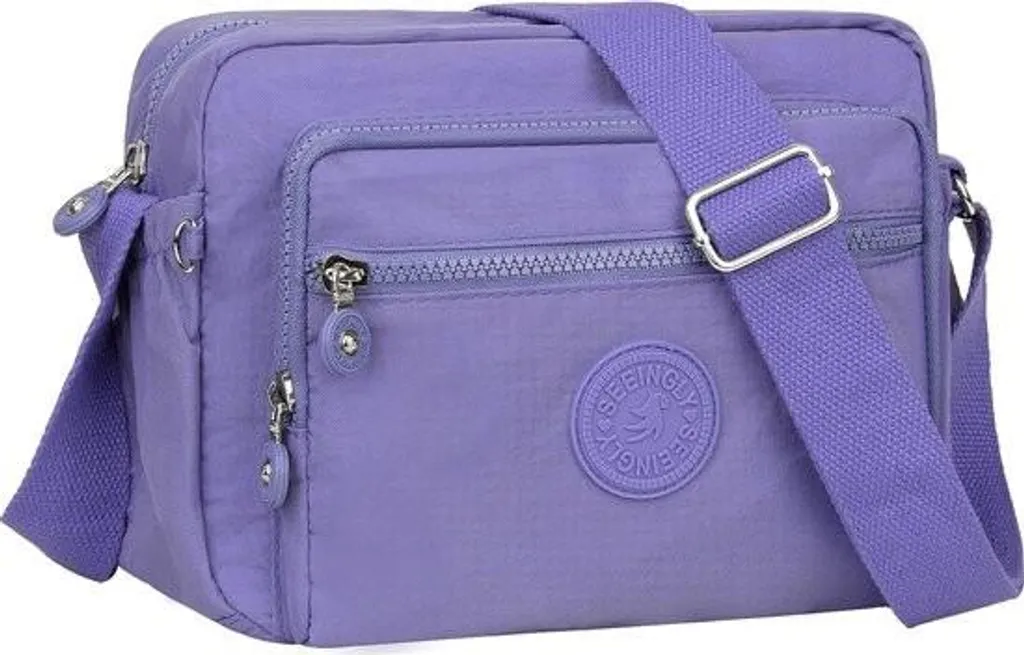Sac bandoulière voyage et shopping en nylon léger pour femme moderne