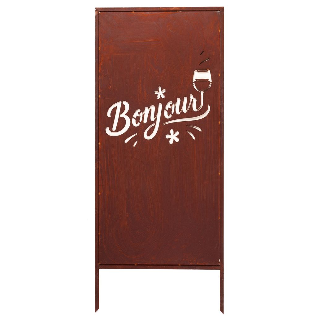 Edelrost Sichtschutz Garten Deko Bonjour 120X50Cm Decorative Abdeckung Rost