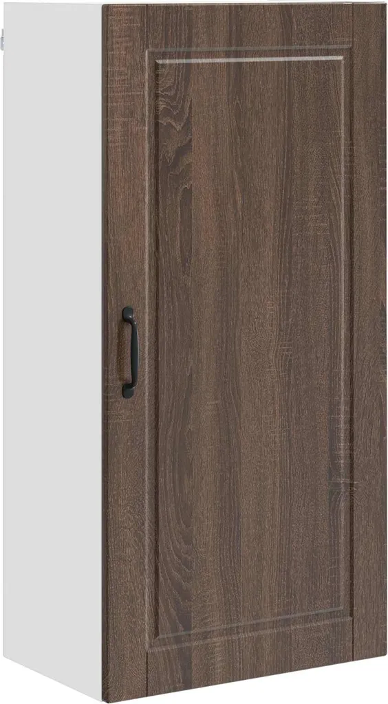 vidaXL Mobiletto da cucina marrone aspetto rovere 50 x 31 x 100 cm materiale a base di legno