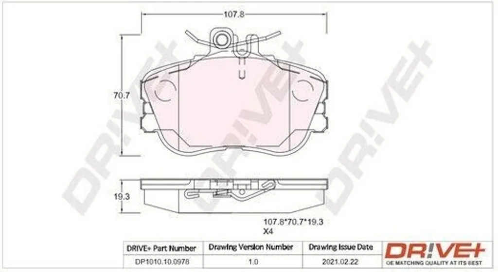 Plaquettes de frein avant pour entretien Mercedes Classe C W202 et S202