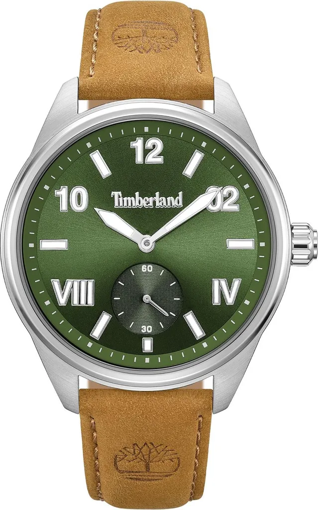 Montre Timberland Homme Marron TDWGA0083502 en cuir véritable robuste