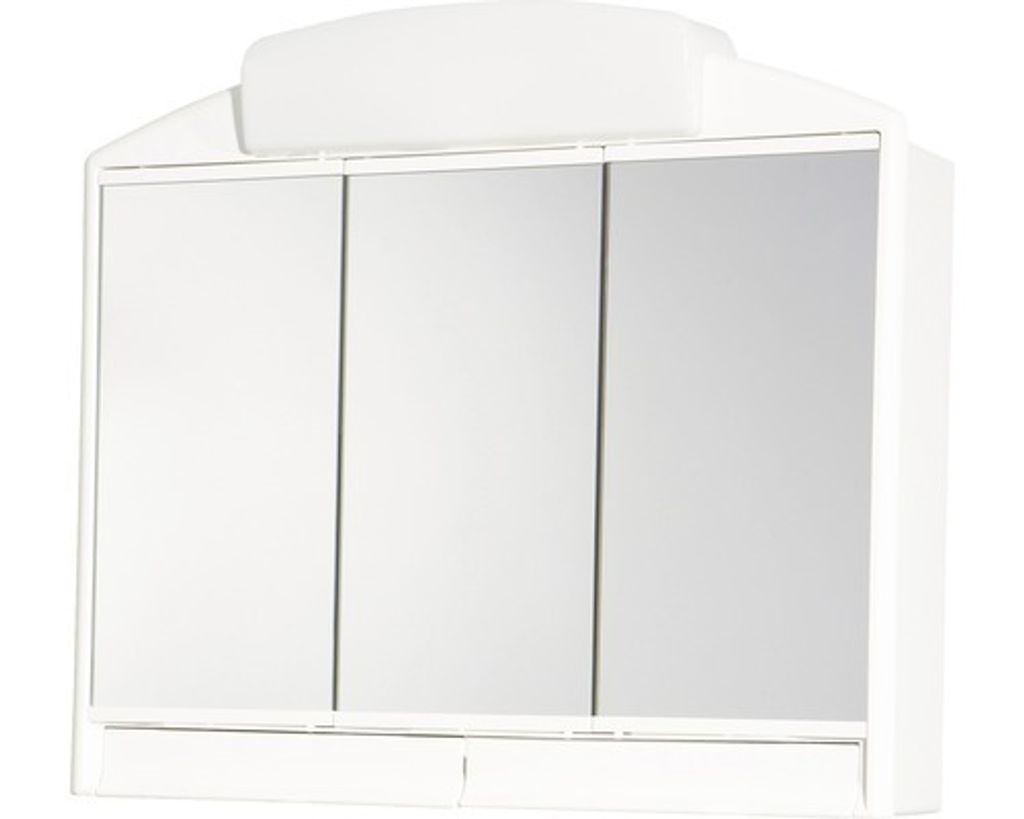 Zrkadlová skrinka, RANO, 59x51x16, 2x25W, biela - Kúpeľňová Obrázok produktu 