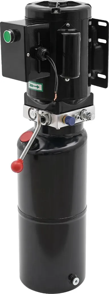 Pompe hydraulique 2200W pour benne basculante et levage réservoir 10l