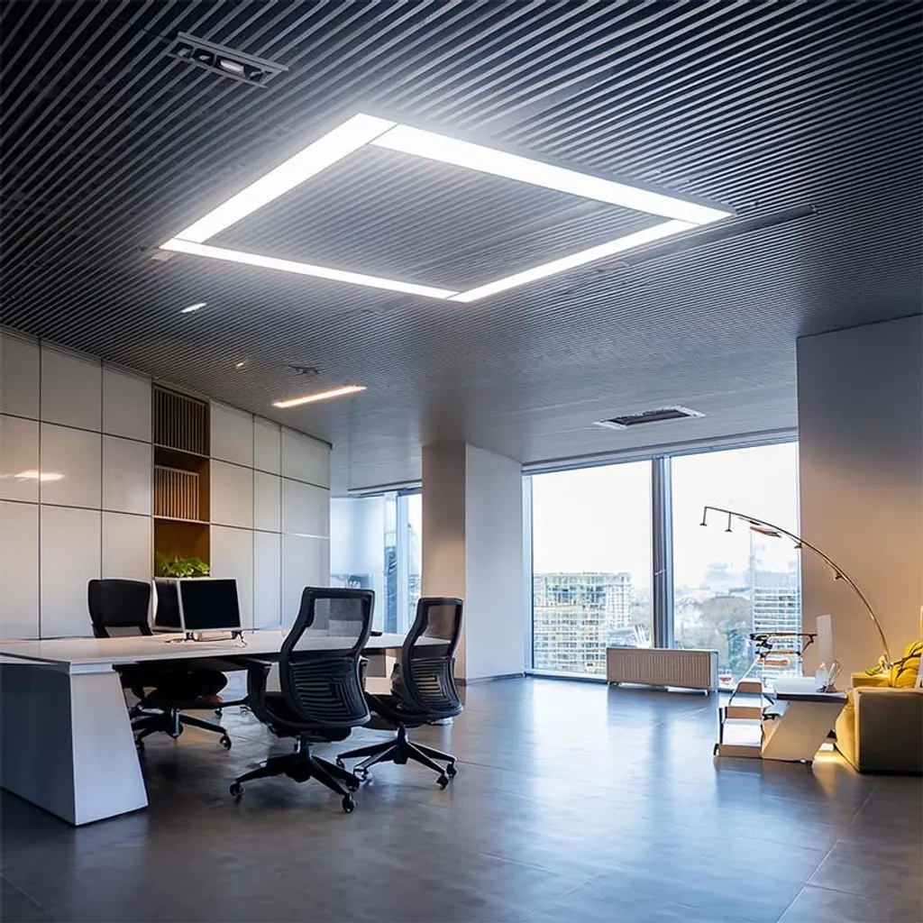 Apparecchio a soffitto lineare a LED Solight WO2002 36 W 3420 lm 4000 K nero - collegabile - 4