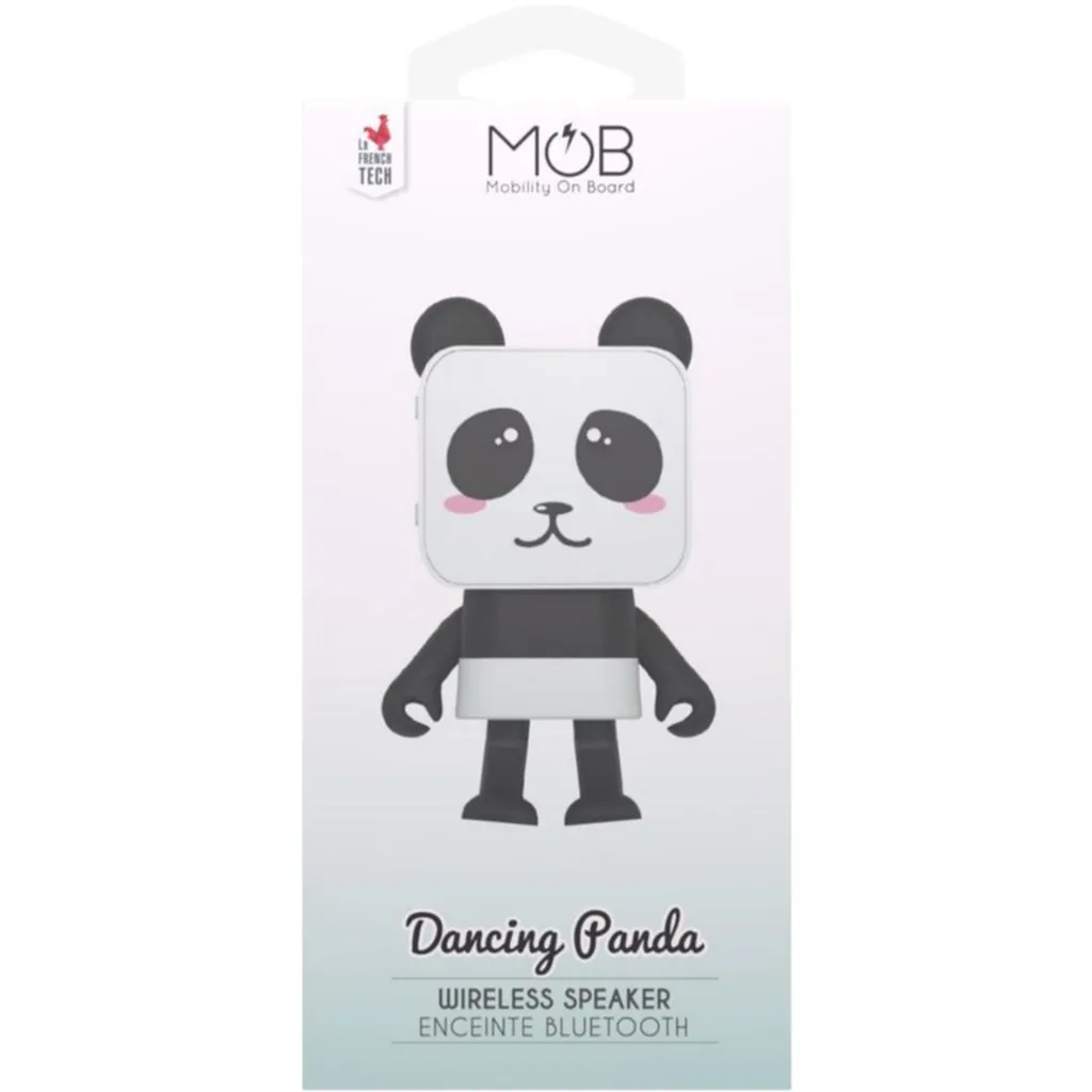 Enceinte Bluetooth Panda Dansante MOB - Son Puissant et Design Ludique