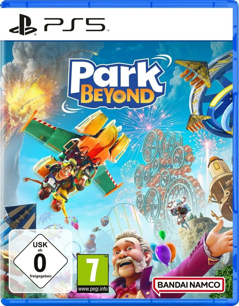 The image shows the cover art for the video game 'Park Beyond' for PlayStation 5.