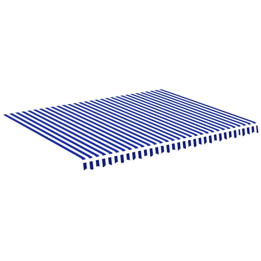 Tenda da Sole vidaXL 4,5x3,5 m Blu Bianco | Rinnova il tuo Terrazzo