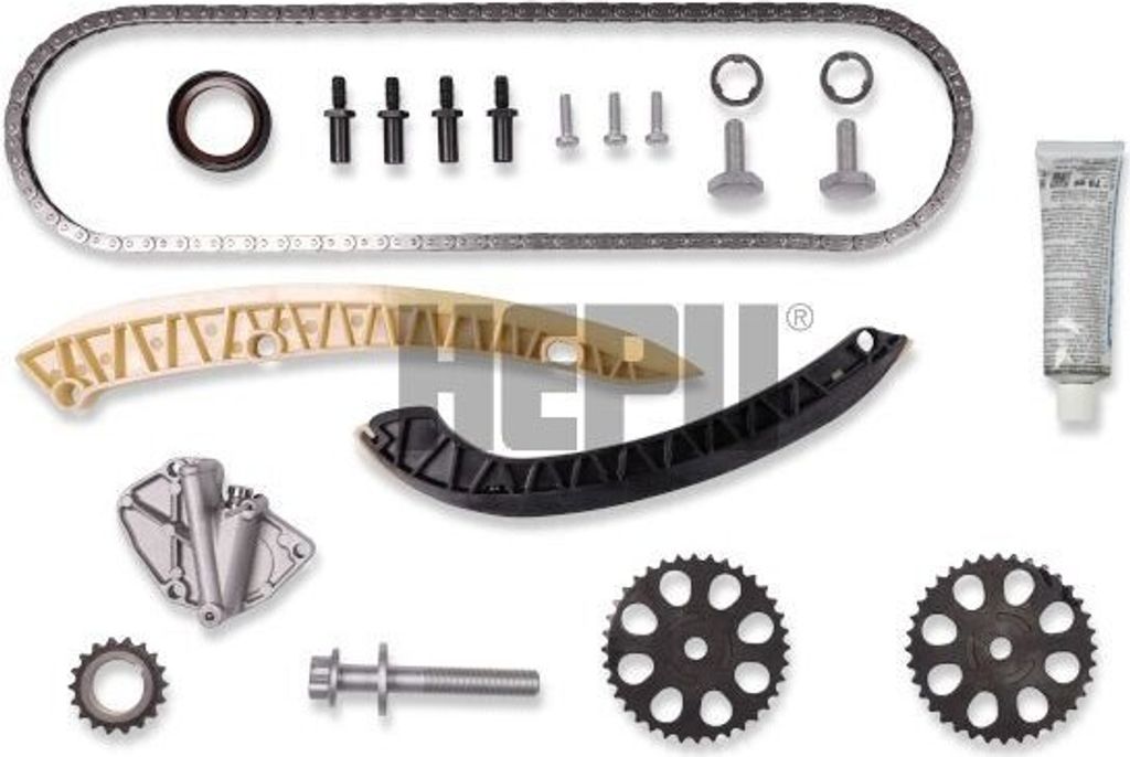 HEPU 21-0022 Steuerkettensatz Steuerkette für VW POLO (9N) für SKODA Fabia II Schrägheck (542) Fabia II Combi (545) ROOMSTER (5J) Fabia I Combi ...