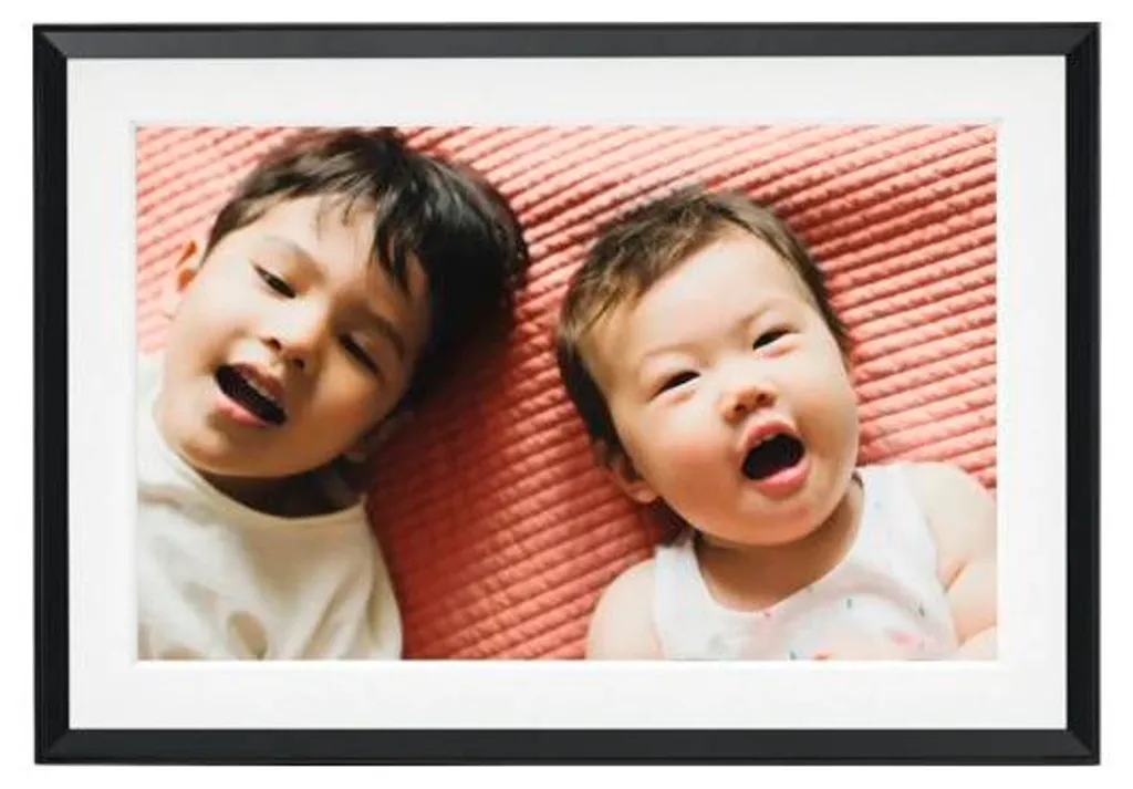 Cadre Photo Numérique Aura Carver Mat 10.1" Stockage Illimité Gratuit